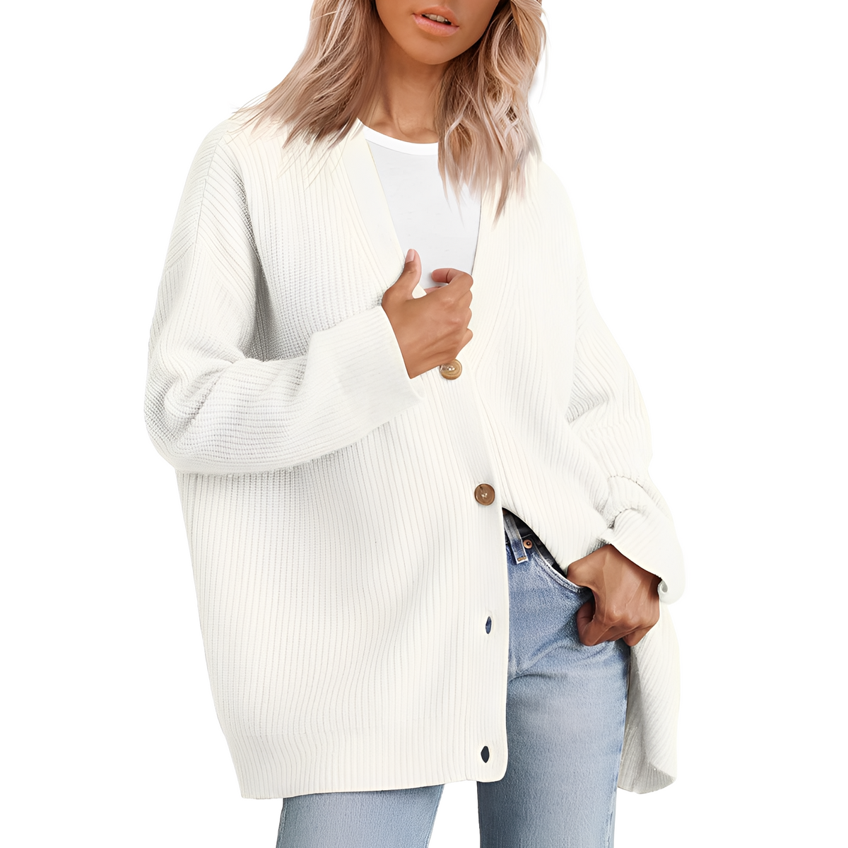 Chloe | Women's Casual Cardigan with Oversized Fit