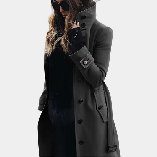 Charlotte | Women's Elegant Trench Coat with Warm Lining