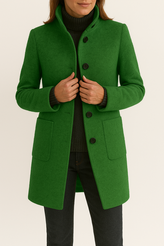 Hazel | Women's wool coat with Modern Design