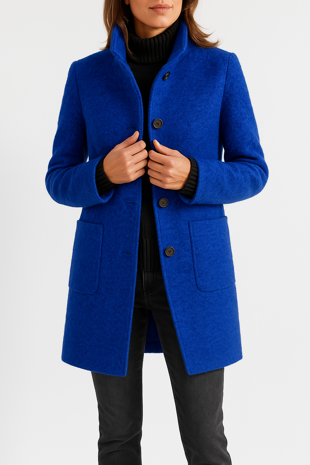 Hazel | Women's wool coat with Modern Design
