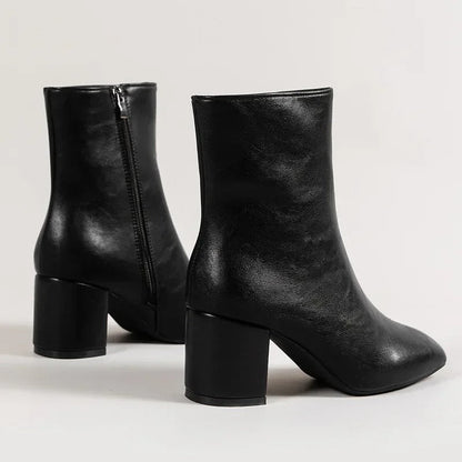 Sofia | Women's Elegant Comfortable Ankle Boots with Heel