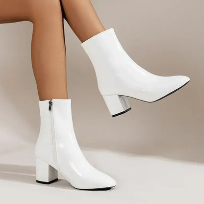 Sofia | Women's Elegant Comfortable Ankle Boots with Heel