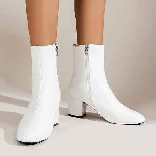 Sofia | Women's Elegant Comfortable Ankle Boots with Heel