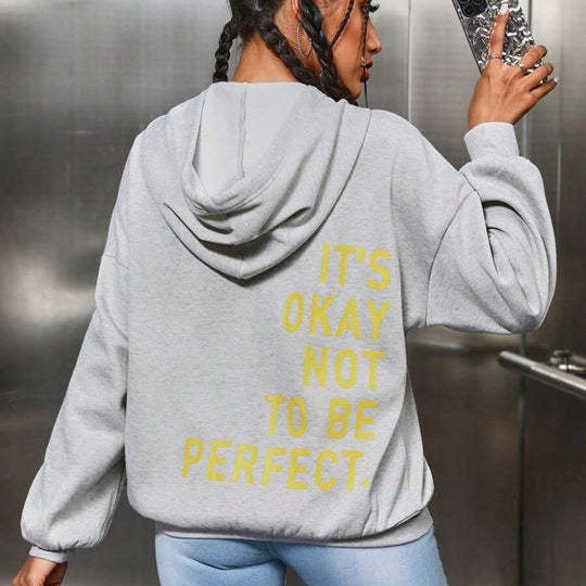 Layla | Long-Sleeve Hoodie with Casual Cut and Graphic Print