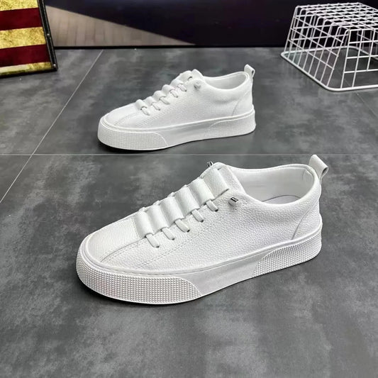 Alexander | Men's Faux Leather Low Sneakers