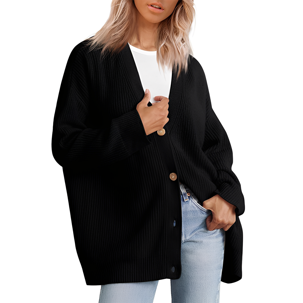 Chloe | Women's Casual Cardigan with Oversized Fit