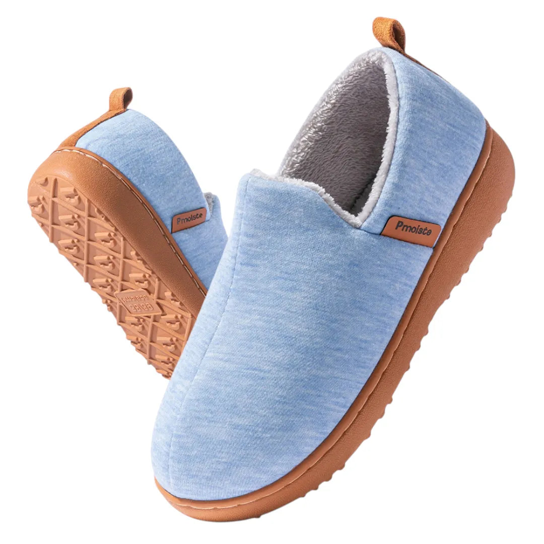 Prudence | Women's Hard Sole House Shoes with Soft Fleece Lining and Comfort Insole