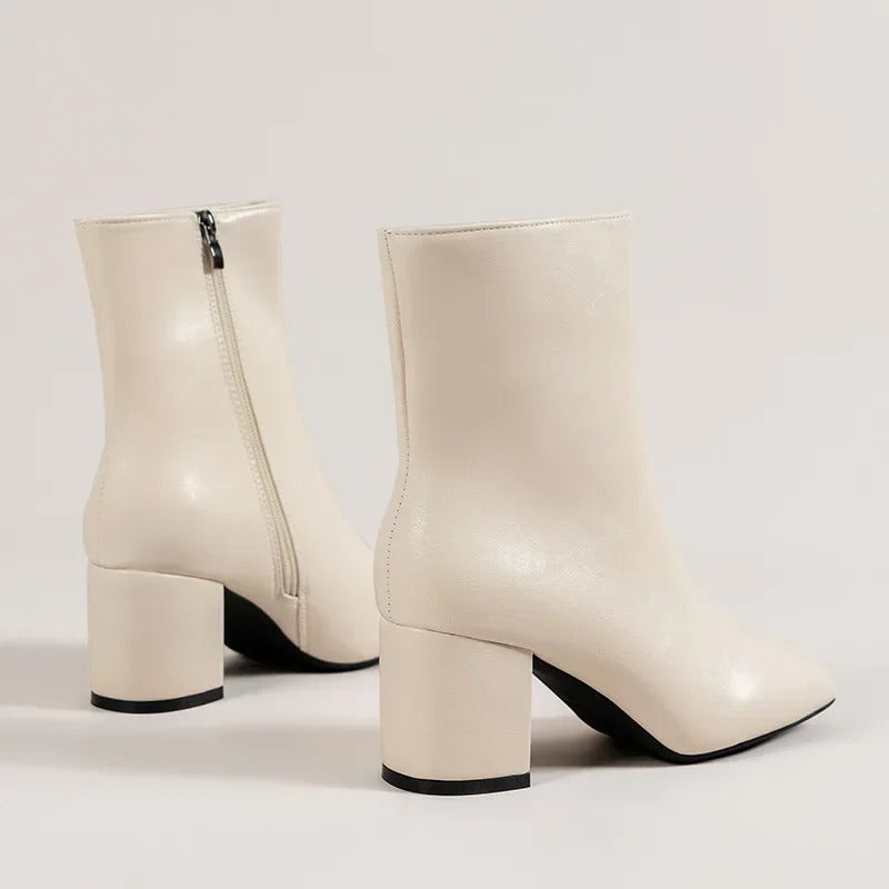 Sofia | Women's Elegant Comfortable Ankle Boots with Heel
