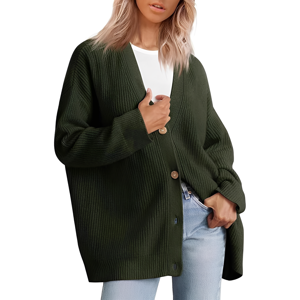 Chloe | Women's Casual Cardigan with Oversized Fit