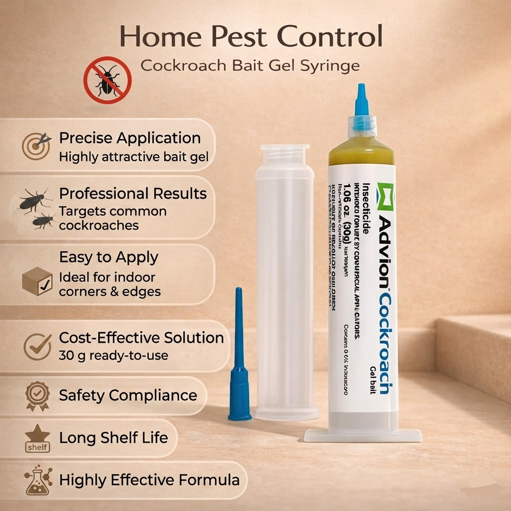 Patrick | Indoor Cockroach Gel Bait Syringe Pest Control