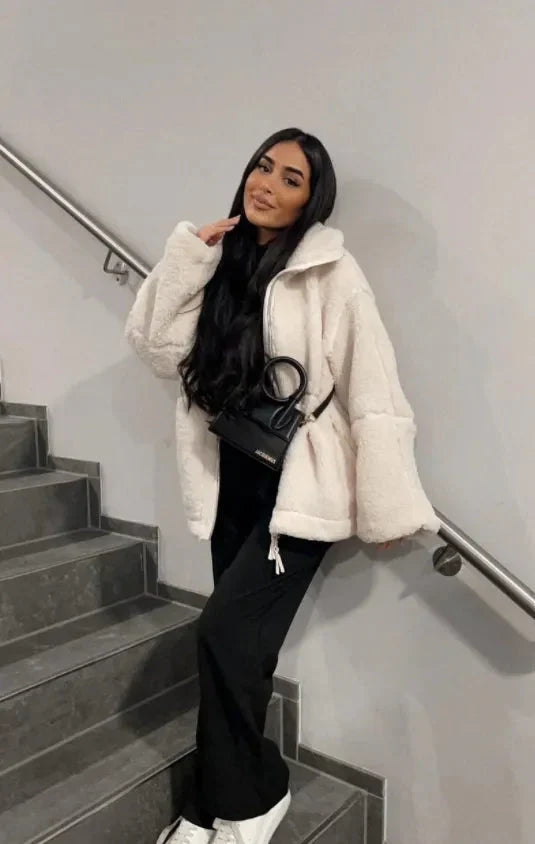 Mia | Women's Cozy Teddy Jacket