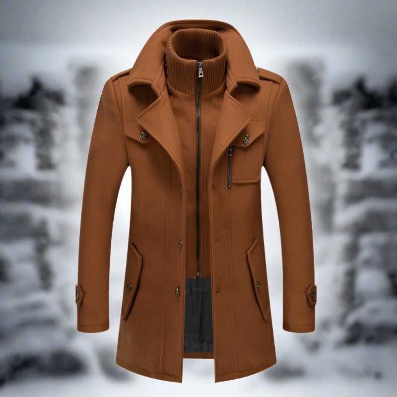 Henry | Extra Thick Winter Coat with High Collar