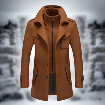 Henry | Extra Thick Winter Coat with High Collar