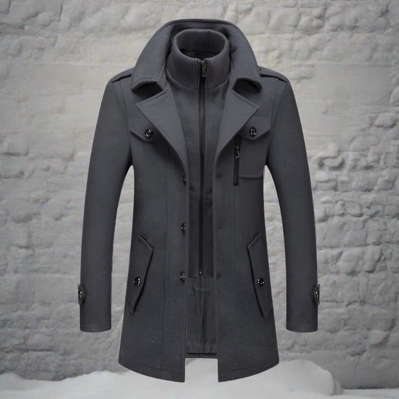 Henry | Extra Thick Winter Coat with High Collar