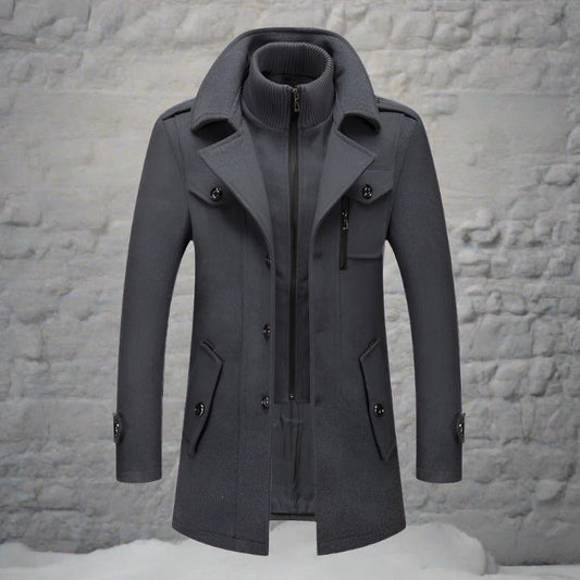 Henry | Extra Thick Winter Coat with High Collar