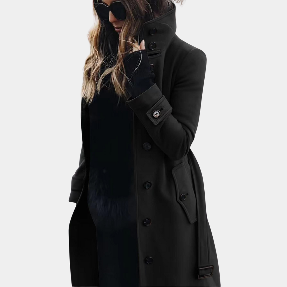 Charlotte | Women's Elegant Trench Coat with Warm Lining