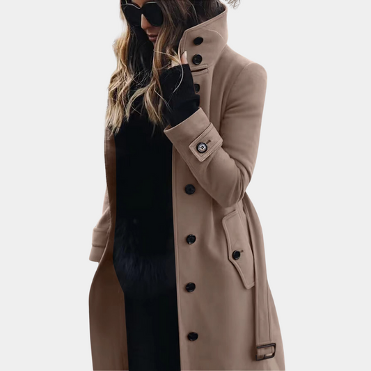 Charlotte | Women's Elegant Trench Coat with Warm Lining