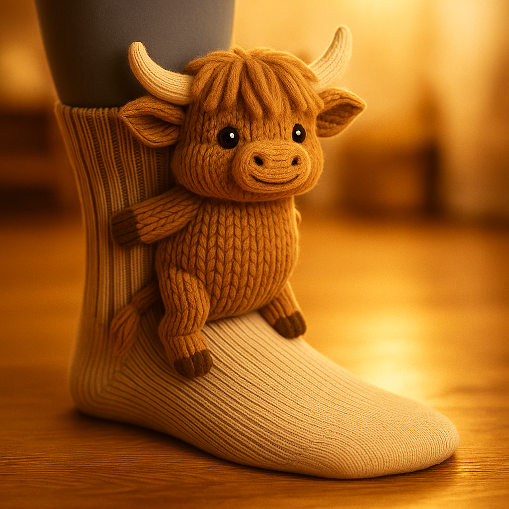 Jacob | Unisex Non-Slip Cozy Winter Plush Slipper Socks