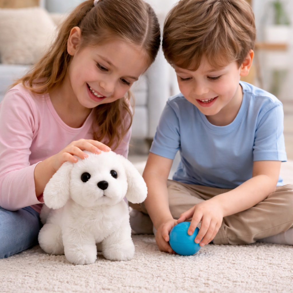 Gregory | Interactive Plush Puppy Toy with Walking and Barking