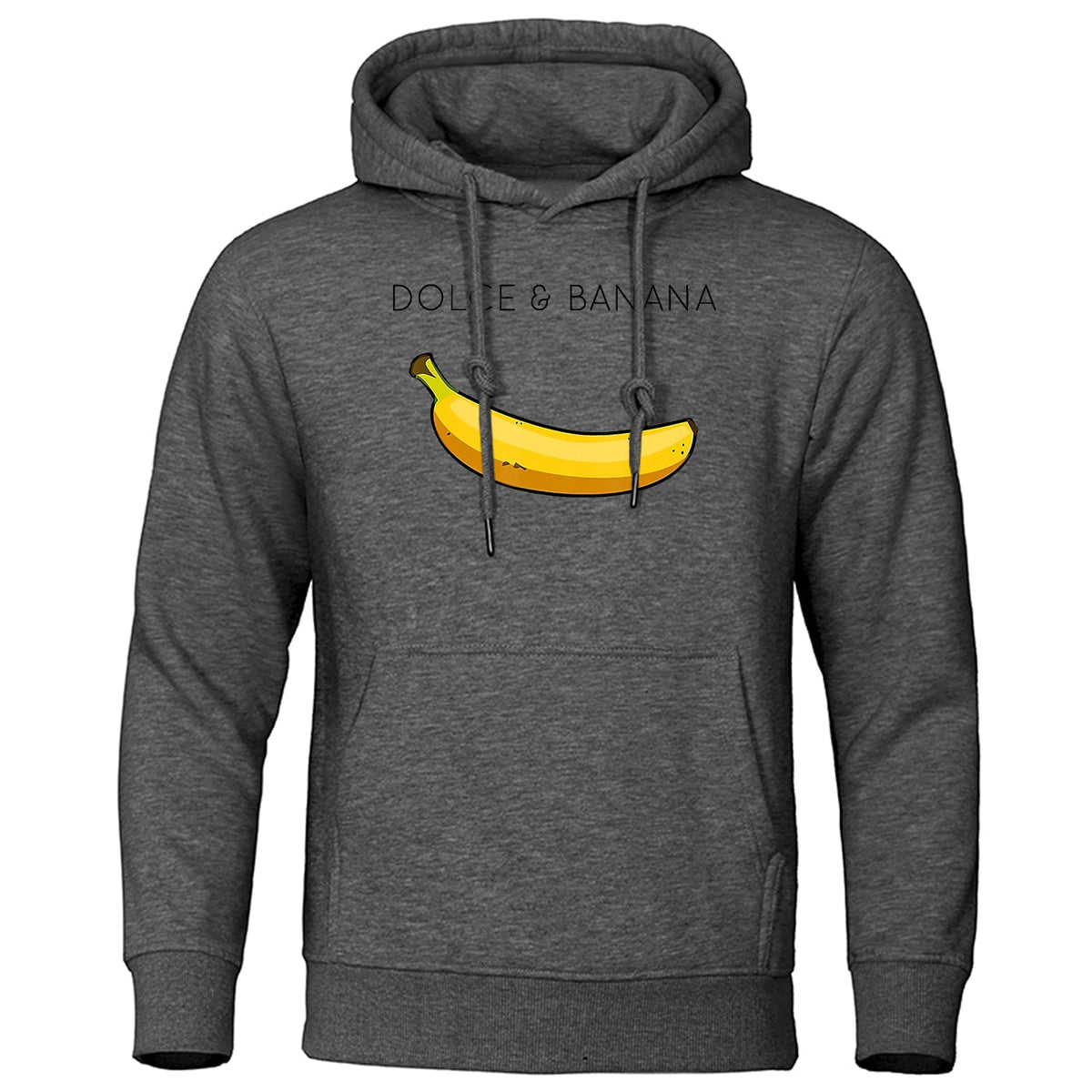 Theodore | Hoodie with Banana Print and Kangaroo Pocket