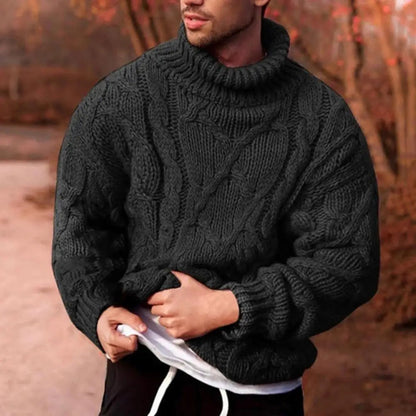 Andreas | Men's Winter Turtleneck Sweater with Thick Knit