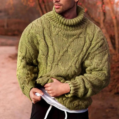 Andreas | Men's Winter Turtleneck Sweater with Thick Knit