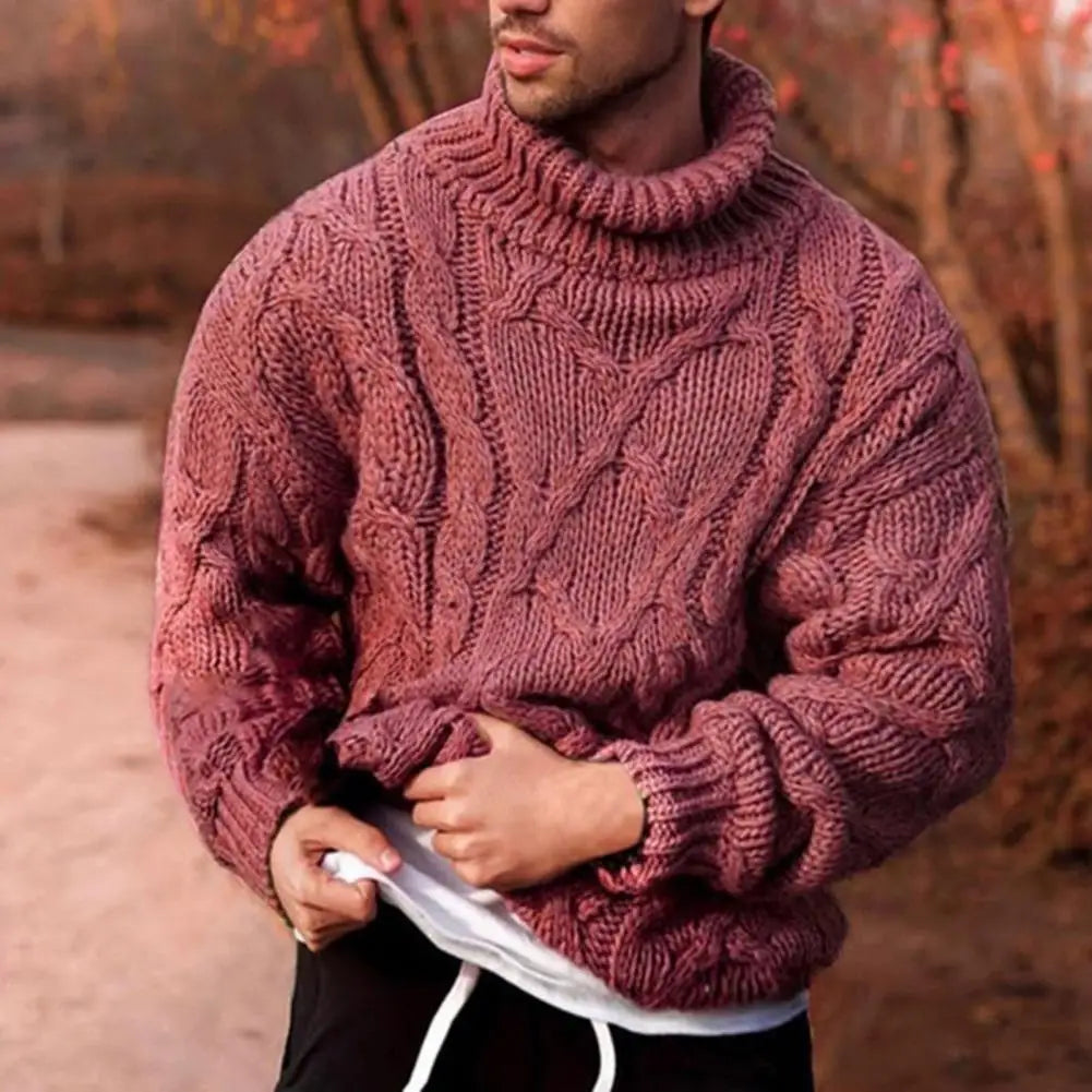 Andreas | Men's Winter Turtleneck Sweater with Thick Knit
