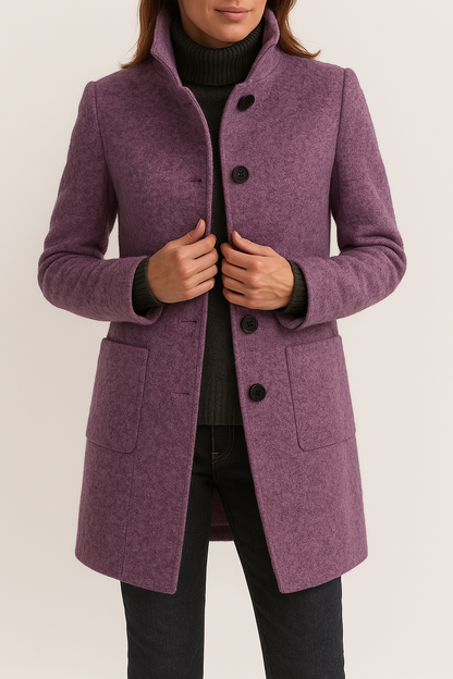 Hazel | Women's wool coat with Modern Design