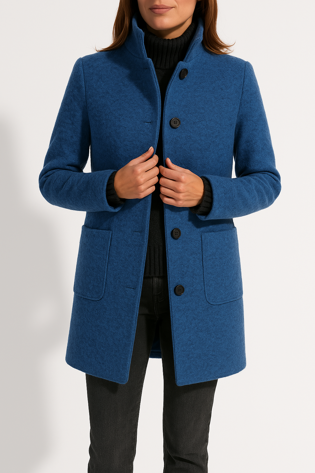 Hazel | Women's wool coat with Modern Design