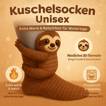 Jacob | Unisex Non-Slip Cozy Winter Plush Slipper Socks