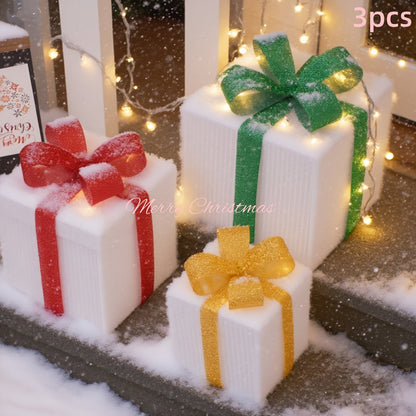 Matthew | LED Christmas Gift Box Set for Holiday Decoration