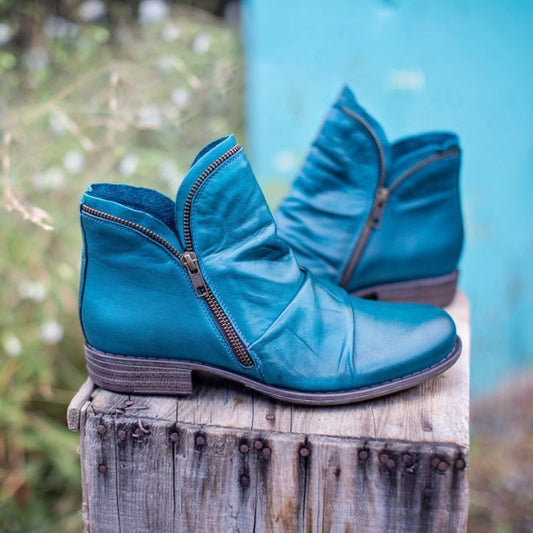 Grace | Trendy Ankle Boots with Side Zipper