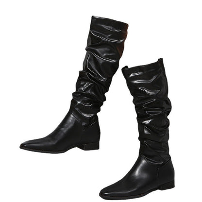 Camila | Women's Elegant Slouch Boots with Ankle-High Fit