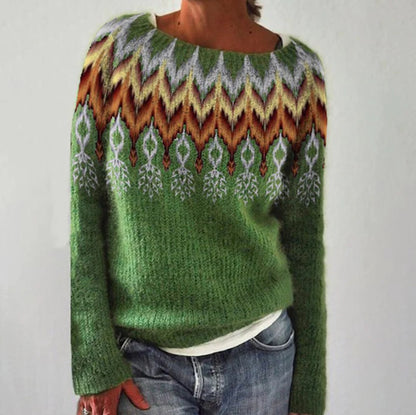 Alaina | Women's Loose Pullover Sweater for Everyday Wear