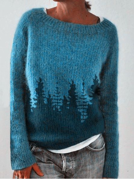 Alaina | Women's Loose Pullover Sweater for Everyday Wear