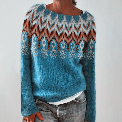 Alaina | Women's Loose Pullover Sweater for Everyday Wear