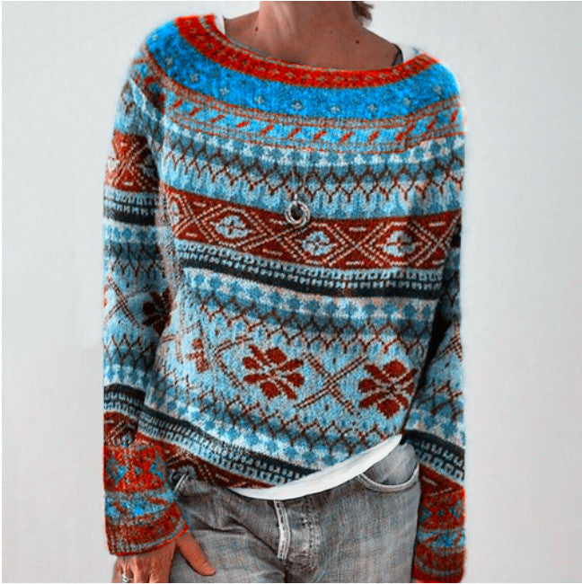 Alaina | Women's Loose Pullover Sweater for Everyday Wear