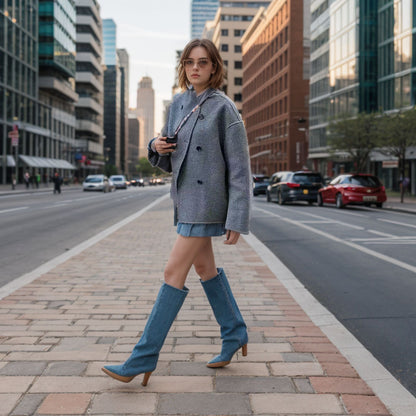 Alice | Women's Winter Outerwear in Double-Breasted Style