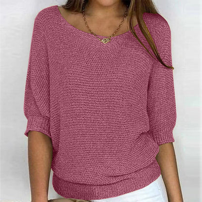 Elizabeth | Comfort Knit Sweater with Wide Neck