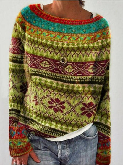 Alaina | Women's Loose Pullover Sweater for Everyday Wear