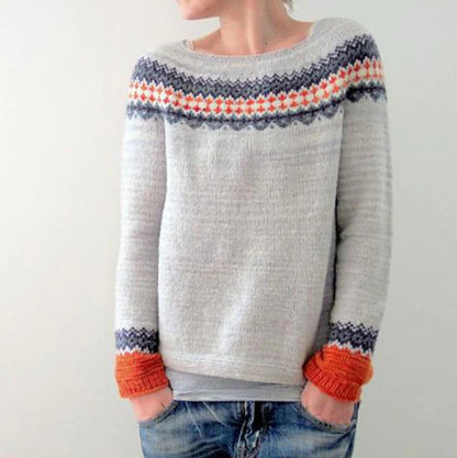 Alaina | Women's Loose Pullover Sweater for Everyday Wear