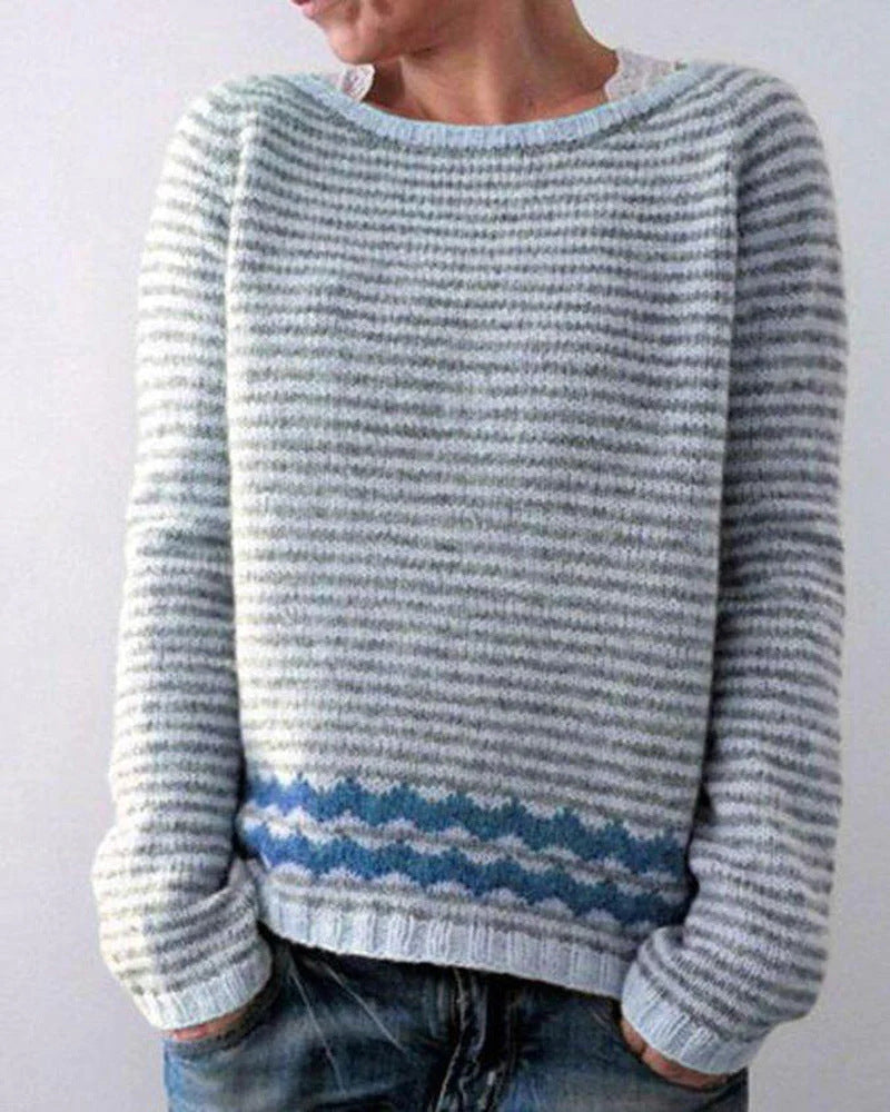 Alaina | Women's Loose Pullover Sweater for Everyday Wear