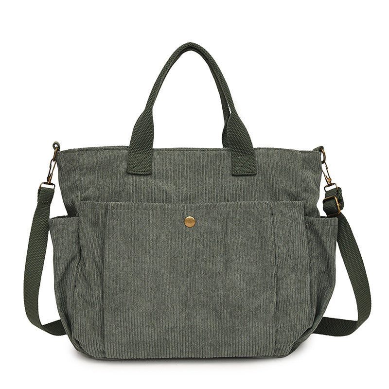 Madison | Corduroy Shoulder Bag with Comfortable Strap