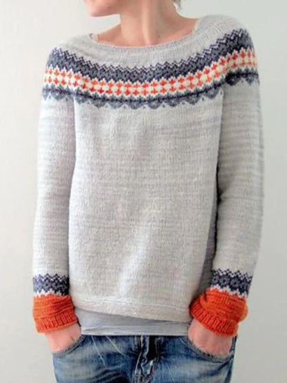 Alaina | Women's Loose Pullover Sweater for Everyday Wear