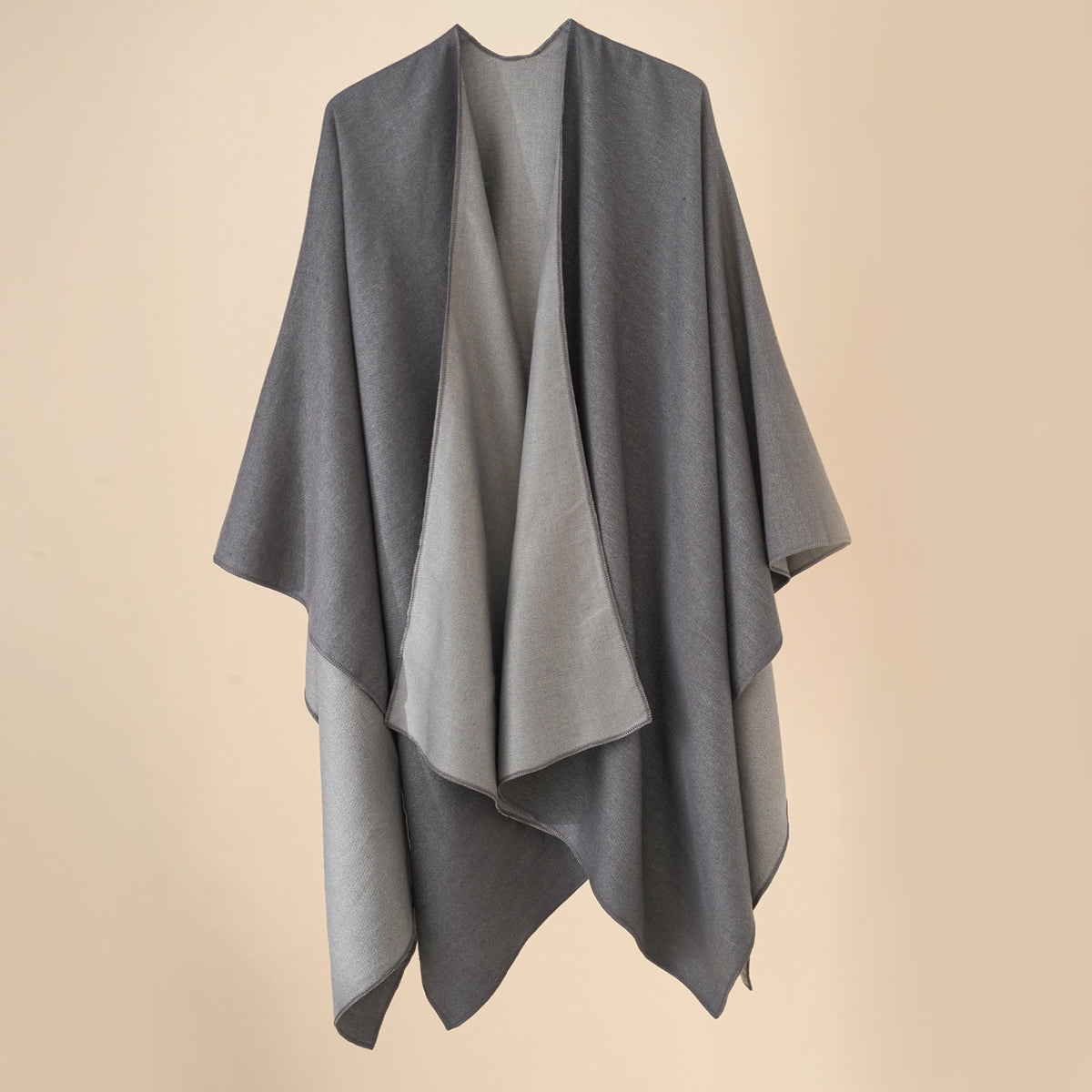 Amelia | Women's Elegant Wool Blend Poncho with Soft Fit