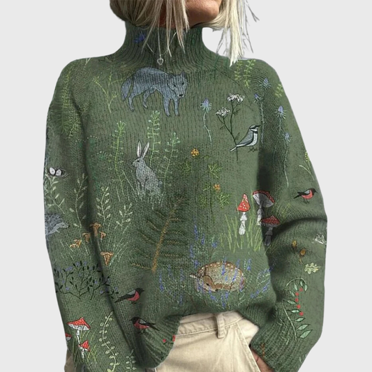 Rosalind | Turtleneck Sweater with Warm Knit Design