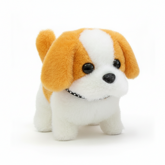 Benjamin | Interactive Plush Robot Dog Toy with Barking Motion