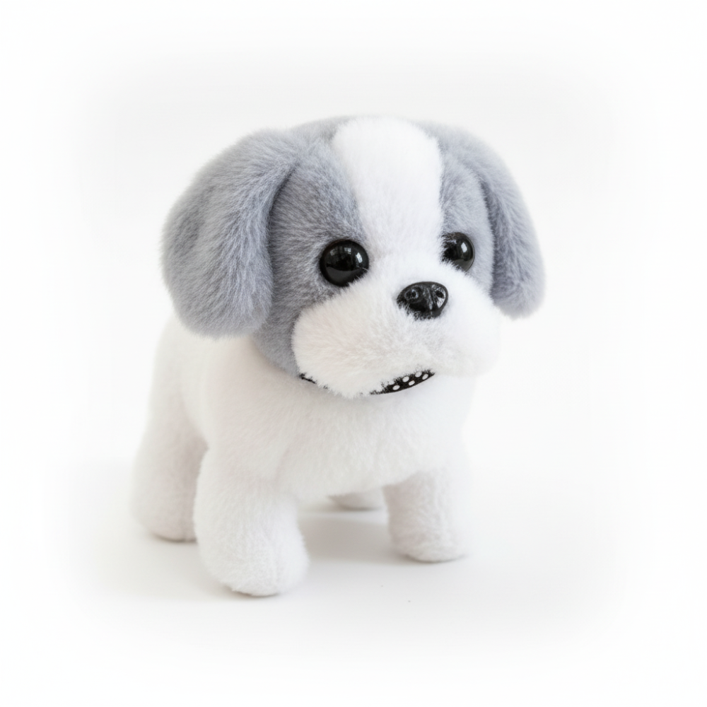 Benjamin | Interactive Plush Robot Dog Toy with Barking Motion
