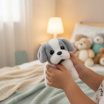 Benjamin | Interactive Plush Robot Dog Toy with Barking Motion
