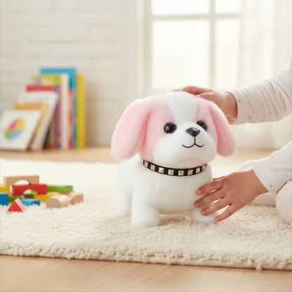 Benjamin | Interactive Plush Robot Dog Toy with Barking Motion